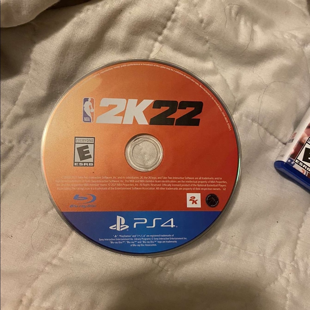 NBA 2k22 PS4 game